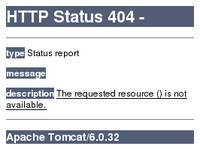 Apache Tomcat/6.0.32 - Error report